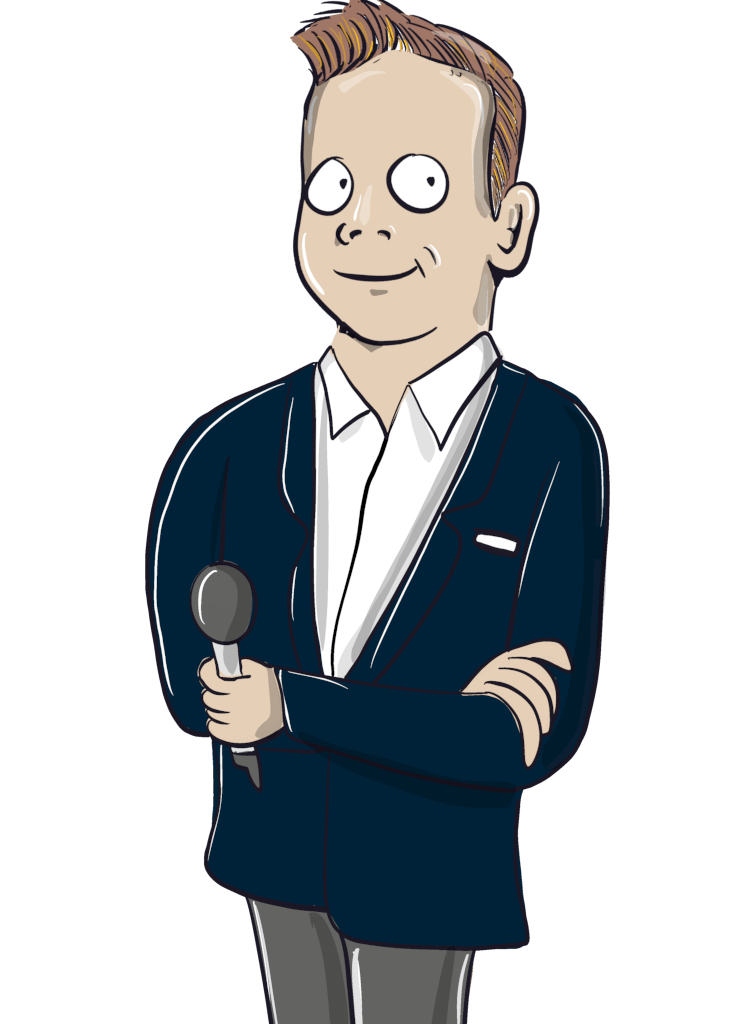 Marco mit Mikrofon